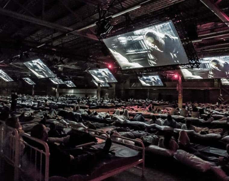 Secret Cinema beds