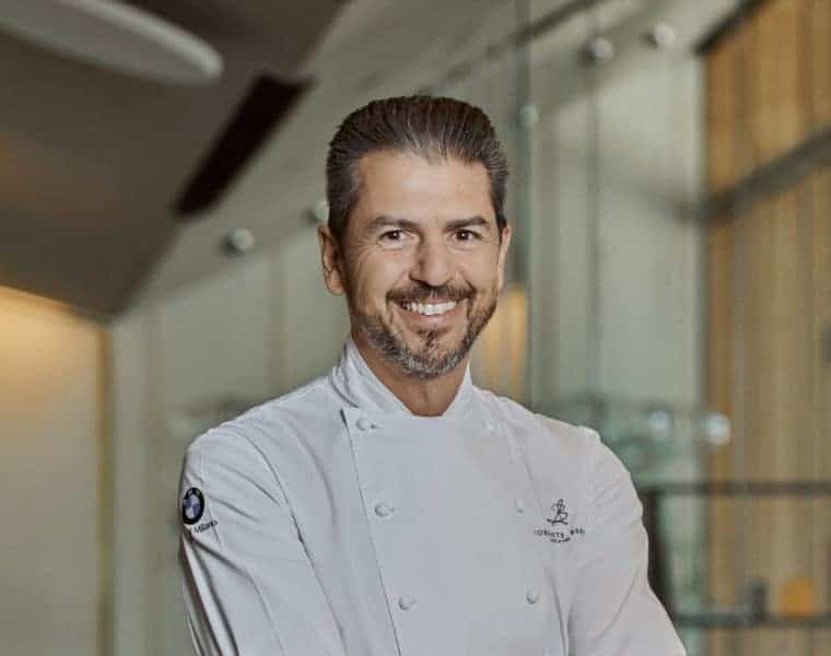 Andrea Berton chef primo piano